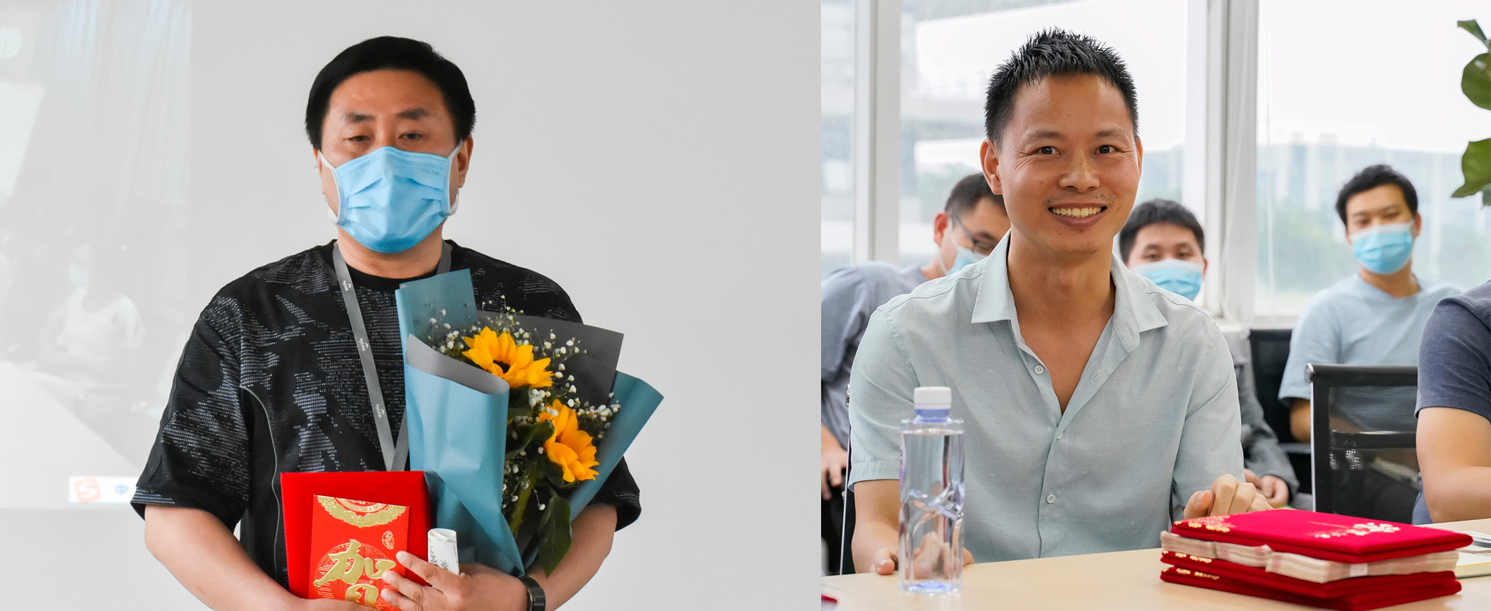 圖左張所成先生，圖右楊黎明先生